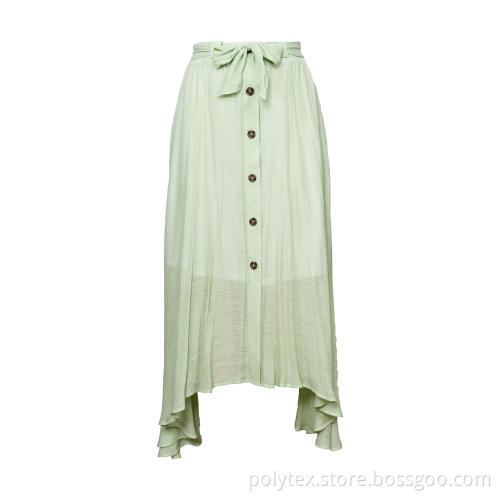 2020 Women Linen Cotton Long Skirts